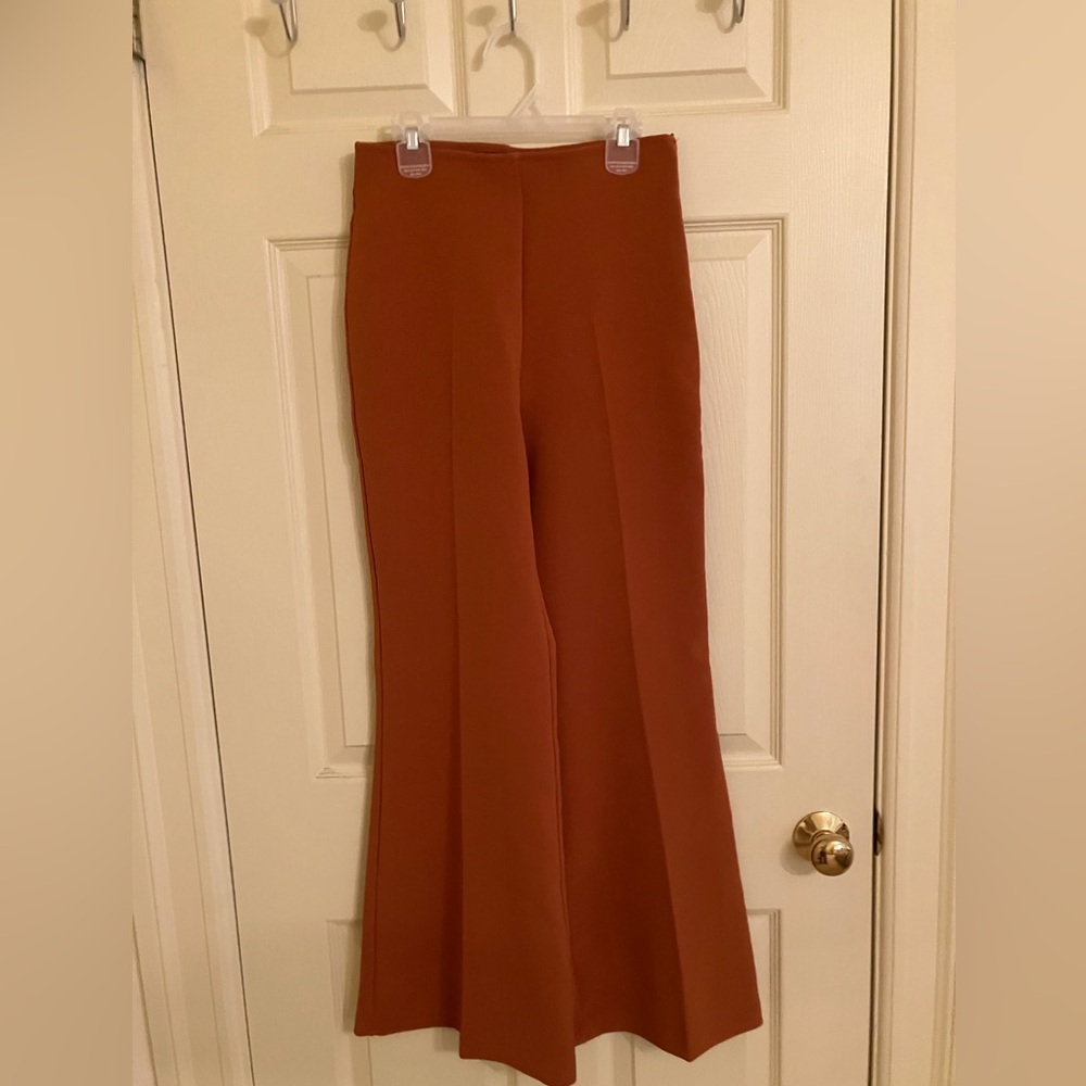 Urban Outfitters Burnt Orange Wide Leg Pants